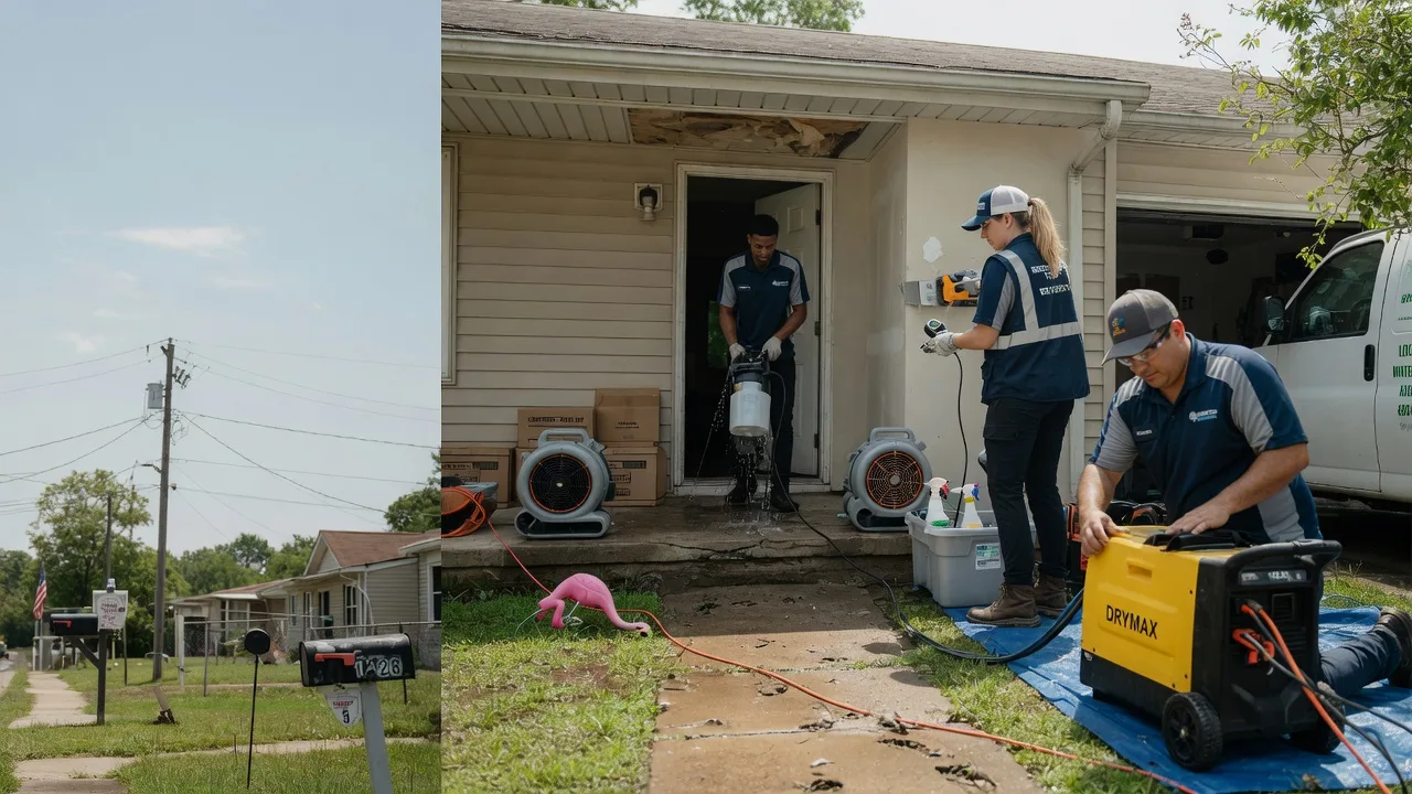 Storm Damage Water Removal in New Albany, MS near me